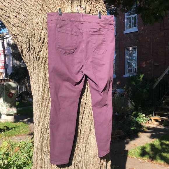 NWOT Purple Torrid 18R Jeggings - Picture 4 of 11